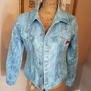 COPY - Parasuco large Snakeskin look Jacket